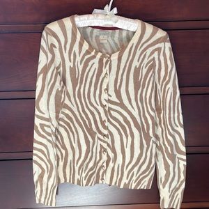 Lucky Brand Size M Animal Print cardigan